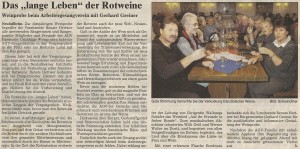 23.10.2004 Bericht Weinprobe