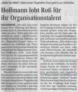 Schwetzinger Zeitung 13.05.2014