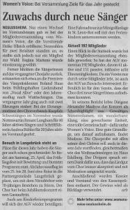 Schwetzinger Zeitung 26.02.2015