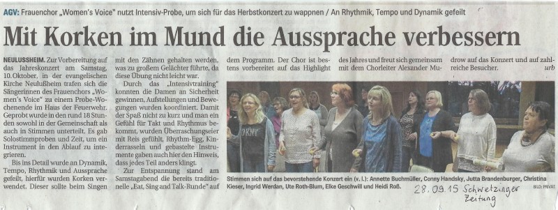 Schwetzinger Zeitung 28.09.2015